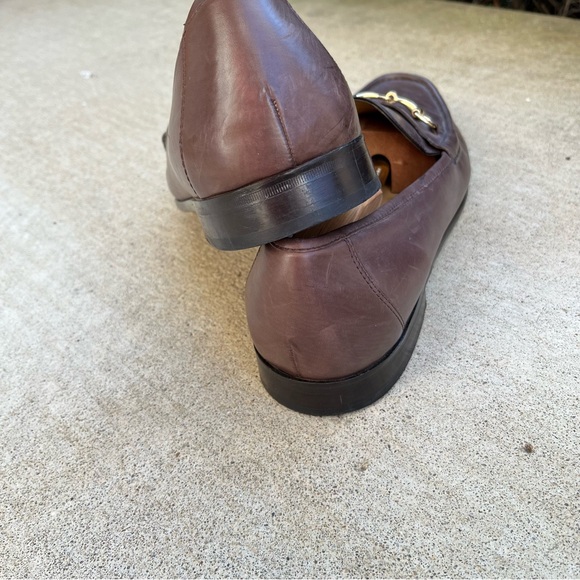 EXCELLENT Cole Haan Bit Loafer Sz 12 D/M Fine Leather Brown Mens Shoes Worn 3X - Picture 4 of 9